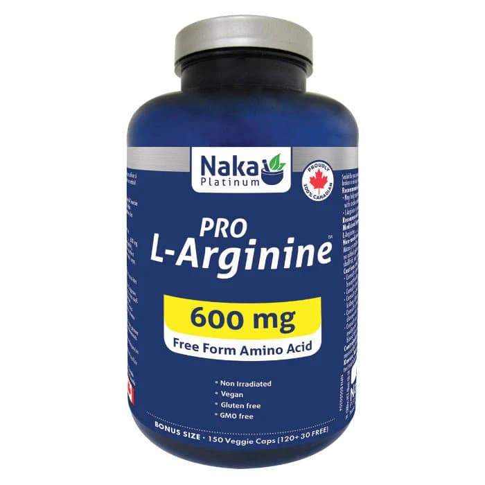 Naka L-Arginine 600 mg (150 vcaps)