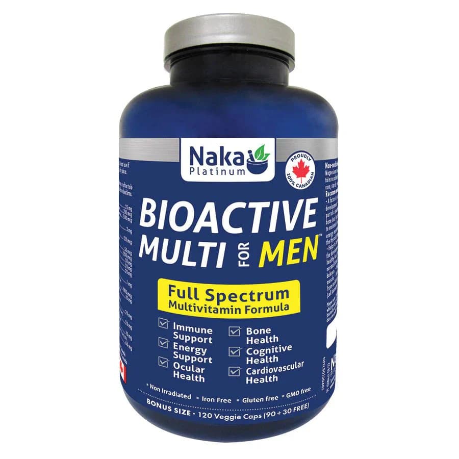 Naka Plantinum Bioactive Multi for Men (120 vcaps)