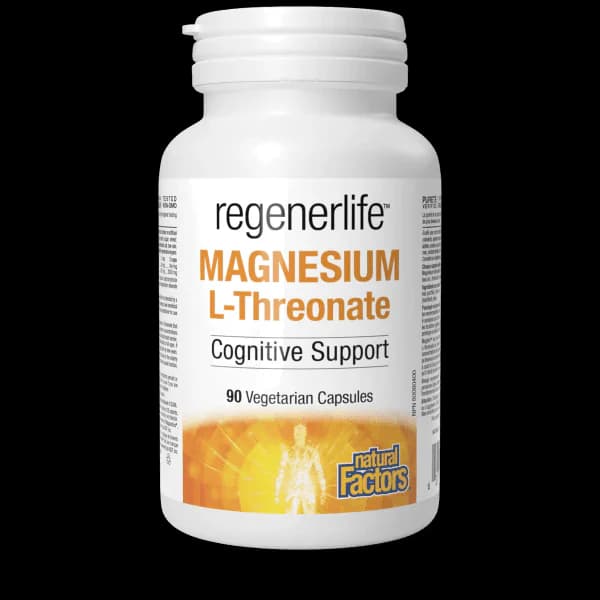 Natural Factors RegenerLife Magnesium L-Threonate (90 vcaps)