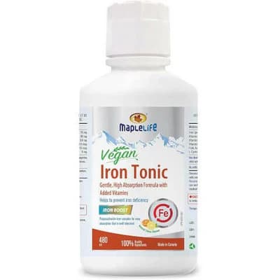 Maplelife Vegan Liquid Iron Tonic with Iron Boost (480ml)